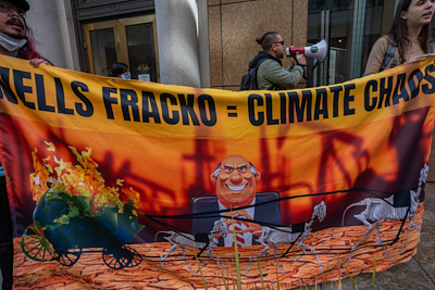 Climate Activists Occupy Wells Fargo Global Headquarters:April 25, 2022